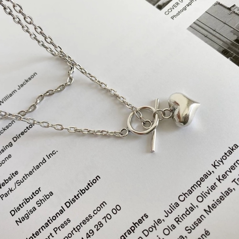“18” HEART 925 STERLING SILVER LOVE PENDANT NECKLACE,NICE NECKLACE,CUTE NECKLACE - Picture 5 of 6